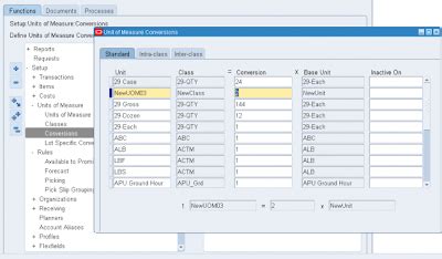 Oracle Inventory Unit Of Measure Implementation « Learn Oracle