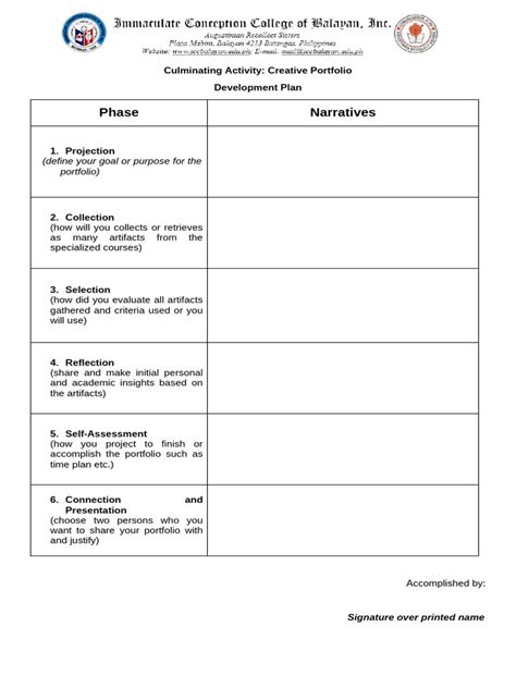 Image result for Example of Culminating Activity Plan