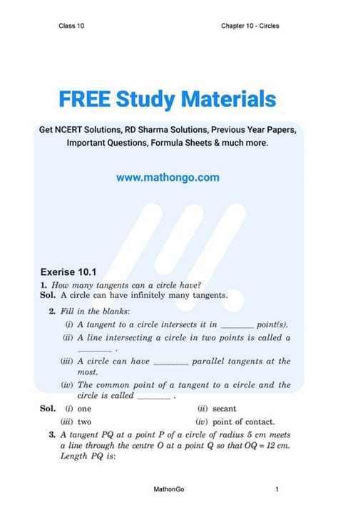 Image result for 10th Class Math Chapter 10