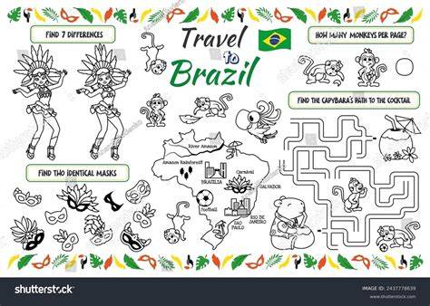 Brazil Coloring Pages: Over 4,484 Royalty-Free Licensable Stock Illustrations & Drawings ...