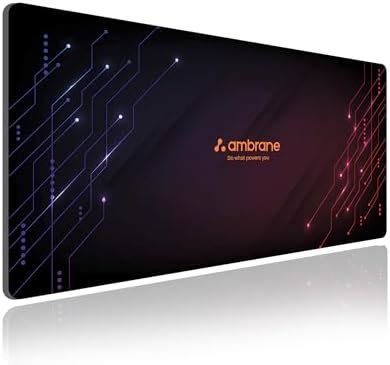 Ambrane Desk Mat 23 x 11 inches for Gaming Mouse Pad, Computer Laptop ...