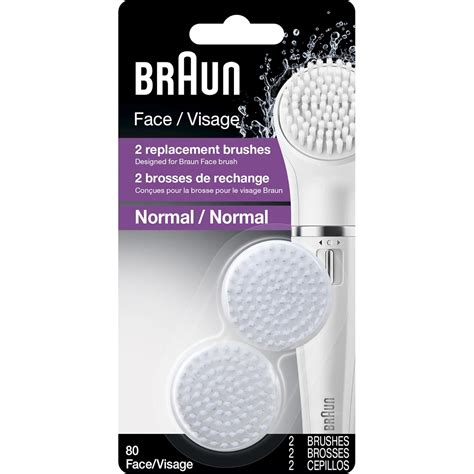 Braun Face 80 - Pack of 2 Brush Refills for Braun Mini-Facial Electric ...