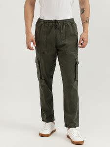 United Colors of Benetton Solid Men Green Track Pants - Buy United ...