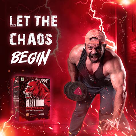 Beast Mode Pre Workout With Beast Energy Formula | Fruit Punch – Beastlife