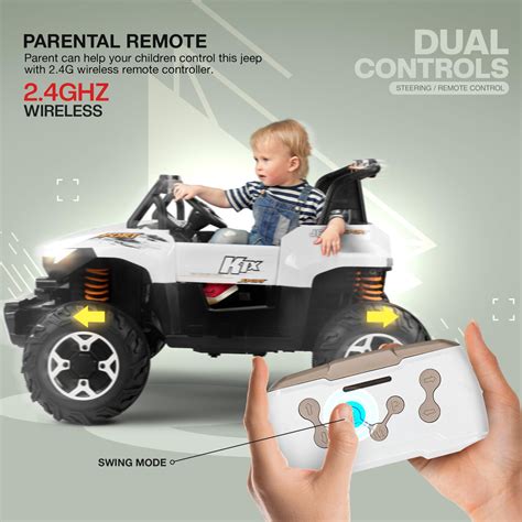 Baybee Autobot Rechargeable Battery Operated Jeep for Kids, Ride on Toy ...