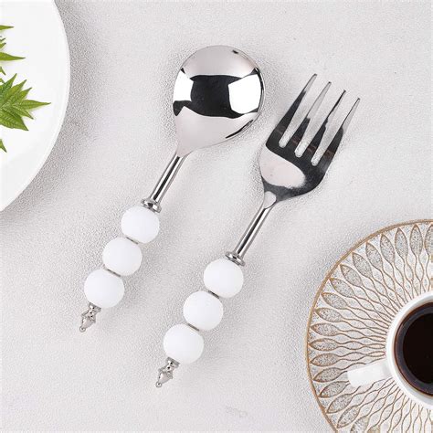 Homesake® Noodle,Pasta Server and Serving Spoon Set of 2, Stainless ...