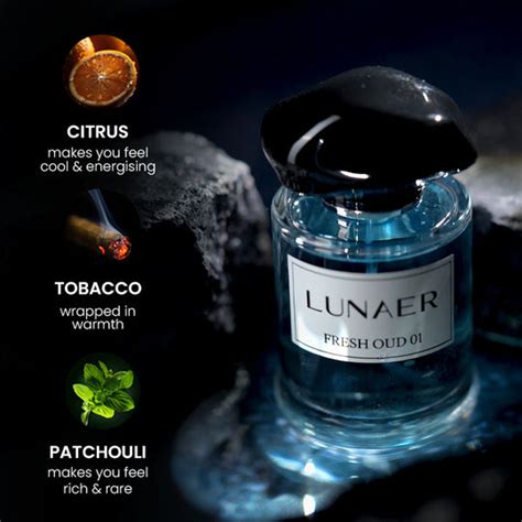 LUNAER Luxury Perfumes for Men and Women with Citrus, Oud, Vanilla ...