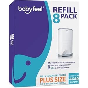 Dekor Plus Refills by Babyfeel | 8 Pack | Extra Value | Exclusive 30% ...