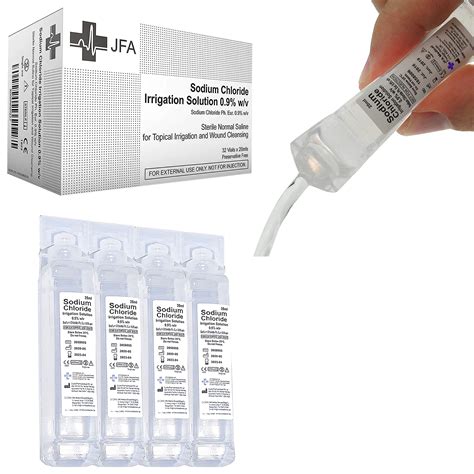 Buy Sterile Saline Solution Eye Wash and Wound Pods - Box of 32 Online ...