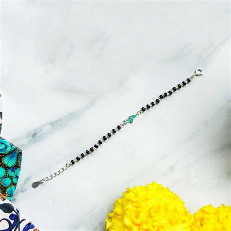 Buy Handcrafted Nazar Battu Silver Bracelet For Kids Online On Zwende