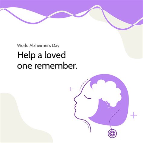 Free World Alzheimer???s Day Poster Vector Template to Edit Online