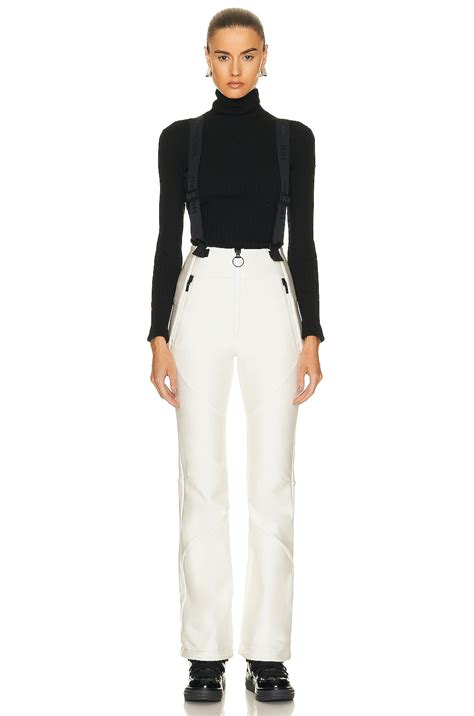 HOLDEN High Waisted Stretch Ski Pant in Pearl | FWRD