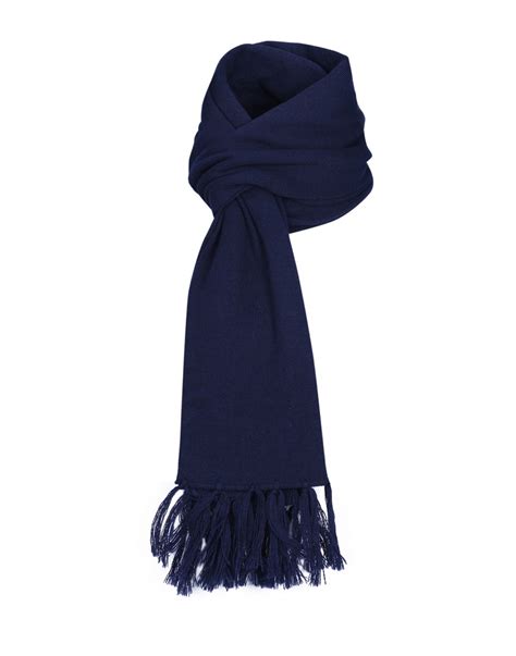 Shop Purewool Plain Muffler Navy in Wholesale at Woollen Wear