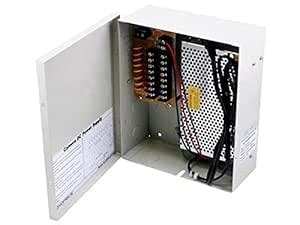 Buy Monoprice 106876 8 Channel 12V DC 13 Amps CCTV Camera Power Supply ...