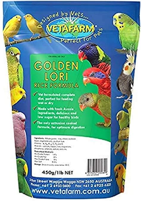 Buy VETAFARM Golden Lori Rice Formula 2 KG Online at Low Prices in ...