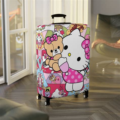 Hello Kitty Luggage Cover - Suitcase and Baggage Cover for Protection ...