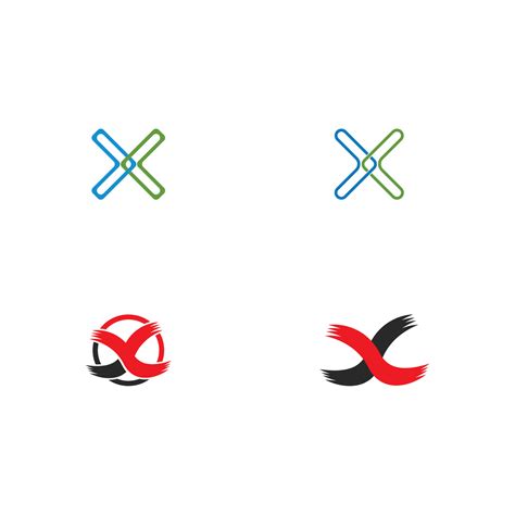 Letter x symbol abstract logo vector image 15033588 Vector Art at Vecteezy - Letter X Symbol