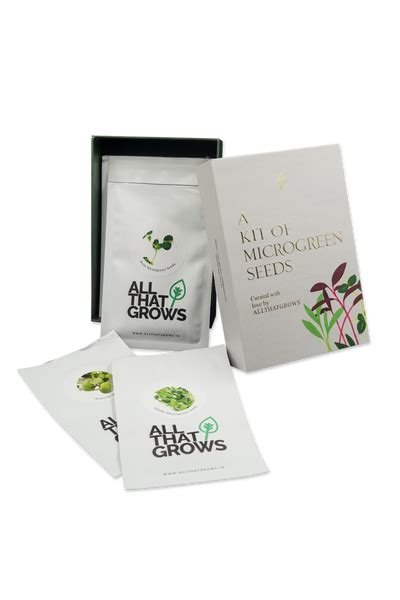 Shop AllThatGrows Microgreen Seed Kit - Grow Microgreens at Home