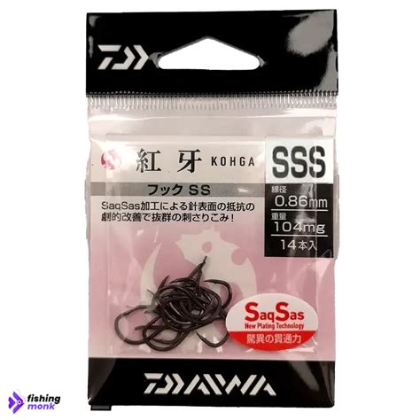 Daiwa Kohga Hook SS SSS | 0.86mm – Fishingmonk