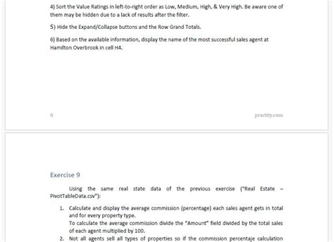 Image result for Excel PivotTable Practice Exercises