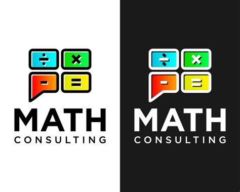 Math logo Royalty Free Vector Image - VectorStock