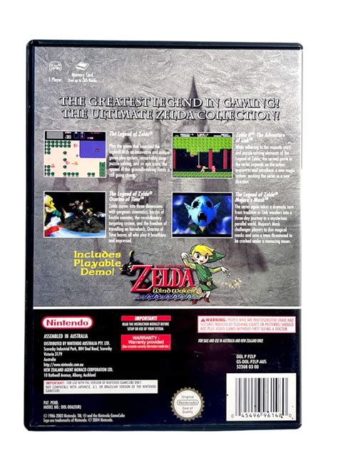 The Legend of Zelda Collector's Edition (GameCube) *MINT COMPLETE ...