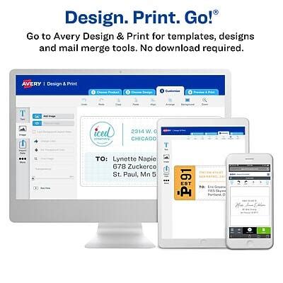 Avery TrueBlock Laser/Inkjet File Folder Labels, 2/3" x 3 7/16", 1,500 ...