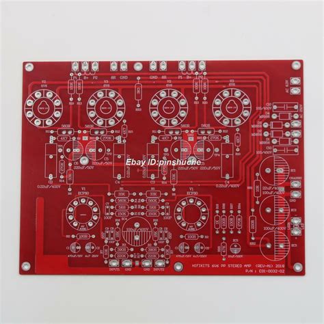 1PC 6V6 Stereo Push-Pull Amplifier Board PCB Hifi India | Ubuy