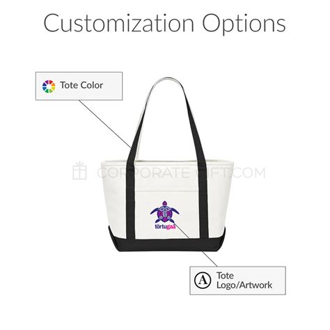 Canvas Boat Tote w/ Front Pocket