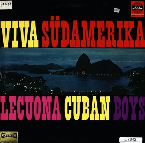 Lecuona Cuban Boys. Viva Südamerika – Bertelsmann Vinyl Collection