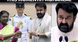 'Cinema, 'heartbeat' of my soul..': Mohanlal receives Dadasaheb Phalke ...