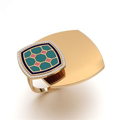 Gulsen Cushion Level Ring Medium