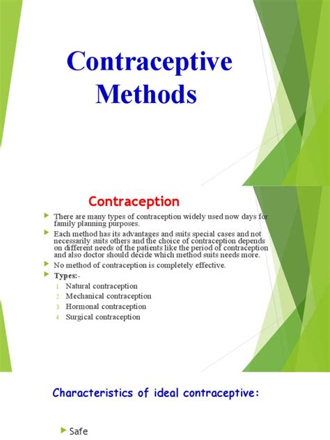 Contraceptive Methods 的图像结果