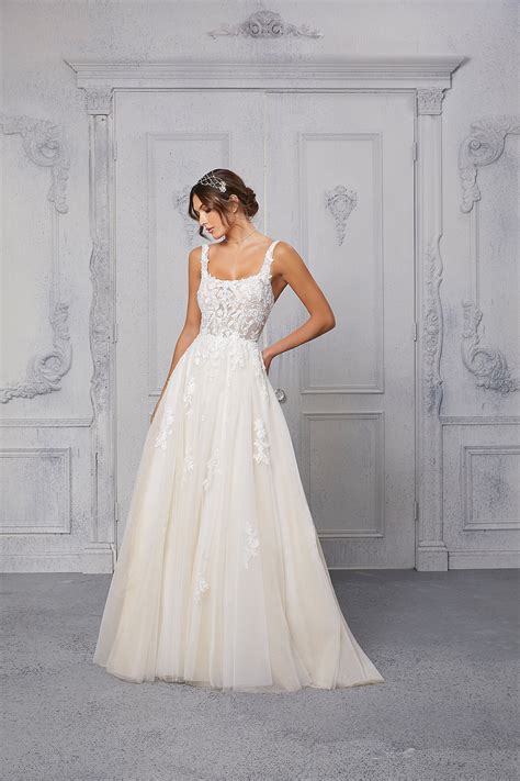 Square Wedding Dress