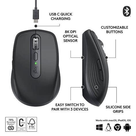 Logitech MX Anywhere 3S (Graphite) Best Price in India on Thevaluestore.in