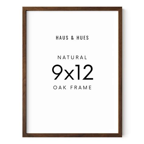 Haus and Hues 9x12 Picture Frame - 9 X 12 Frame Wooden Picture Frames ...