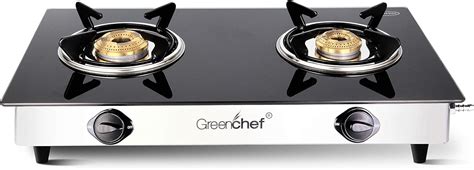 Buy Greenchef Elite Glass Automatic Gas Stove (2BR) Online at Low ...