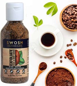SWOSH Exfoliating Coffee Body Scrub for Tan Removal And Soft-Smooth ...