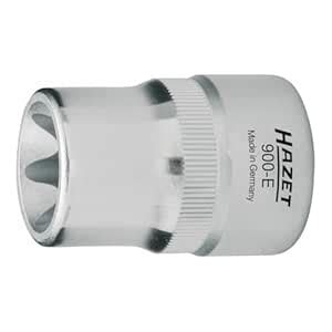 HAZET 900-E12 38 mm E 12 Torx Profile Socket - Chrome-Plated/Polished ...