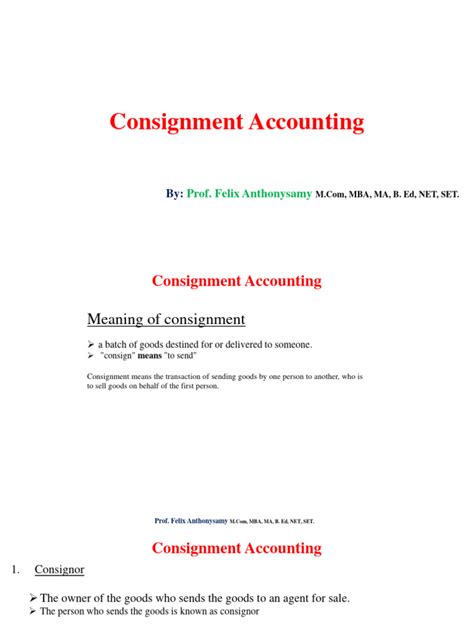 Image result for Consignment Accounts Notes