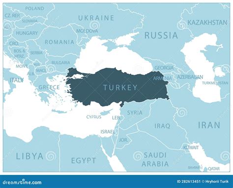 Neighbors Of Turkey Map