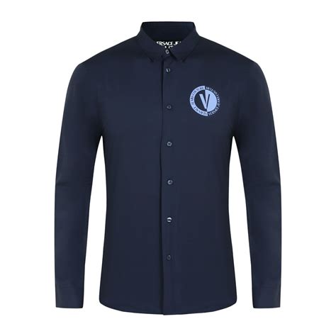 Buy Men Navy Regular Fit Solid Long Sleeve Casual Shirts Online ...