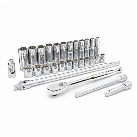 80692 GearWrench | GearWrench 29-Piece Metric 3/8 in Deep Socket ...