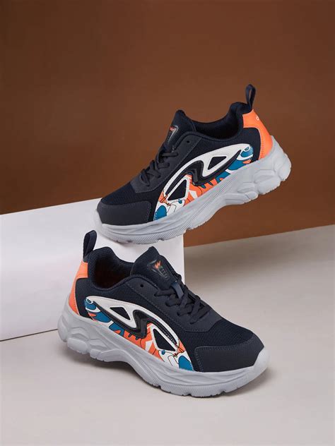 SUNNY CH Navy Child Sneakers – Campus Shoes