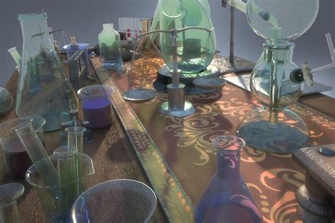 Алхимический Стол 3D Модель $10 - .unknown .obj .fbx .max - Free3D