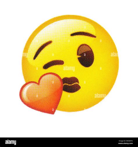 Blowing kiss emoji High Resolution Stock Photography and Images - Alamy
