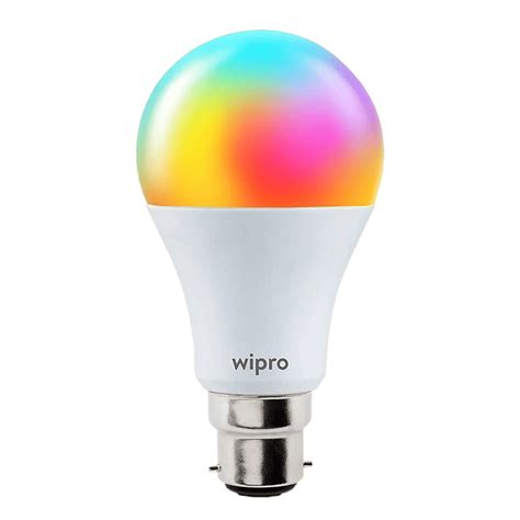 Buy wipro 9 Watts Electric Powered LED Bulb (Voice Assistant Supported ...