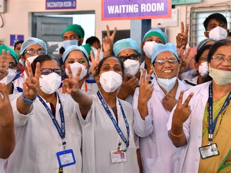 In Pics: World's Biggest COVID-19 Vaccination Drive Begins In India