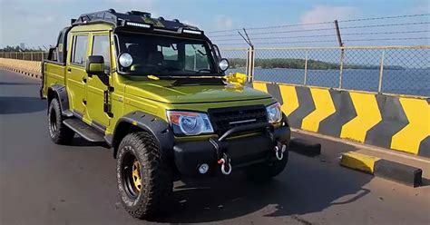Beautifully modified Mahindra Bolero Camper pickup truck [Video]