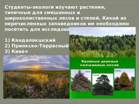 Презентация. "Знание российских заповедников. " Источник: ФИПИ ...